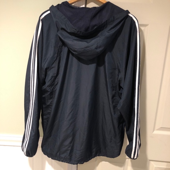 adidas front zip hooded jacket